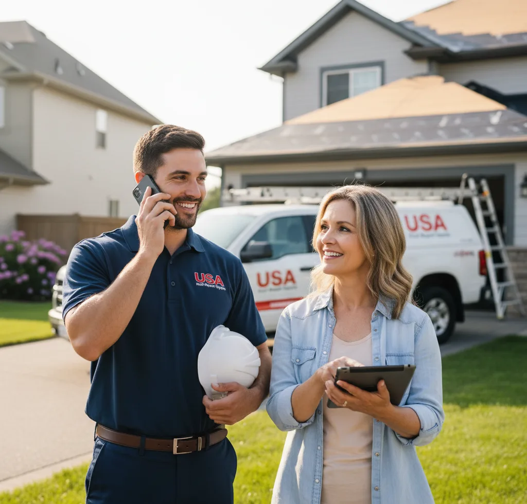 USA Roof Repair Experts customer support in Glide